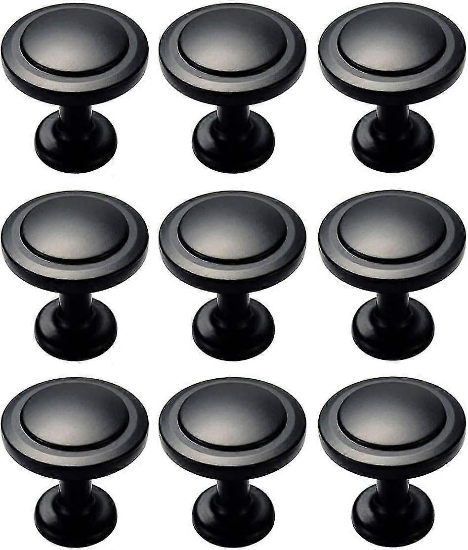 9x Rounded Cupboard Knobs, Aluminum Alloy Cabinet Knobs, Door Knobs, Cupboard Door Handles