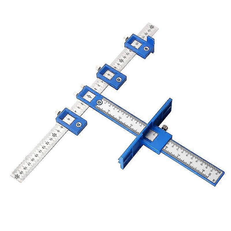 Punch Locator Adjustable Drill Guide Sleeve Cabinet Hardware Jig Punch Locator Template Measuring