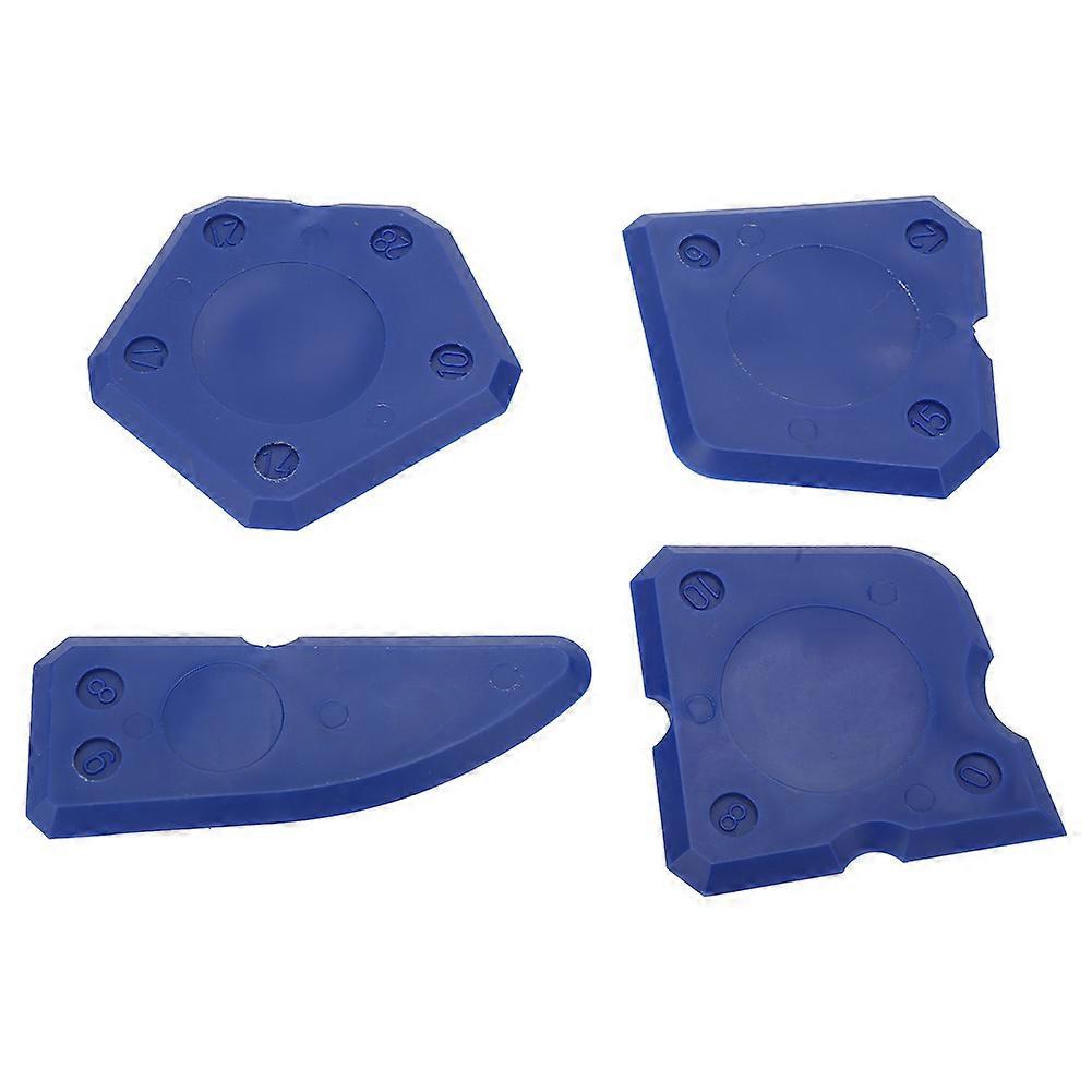 Caulk Tools Kit 4PCS Silicone Sealant Scraper for Grout Finishing and Sealing