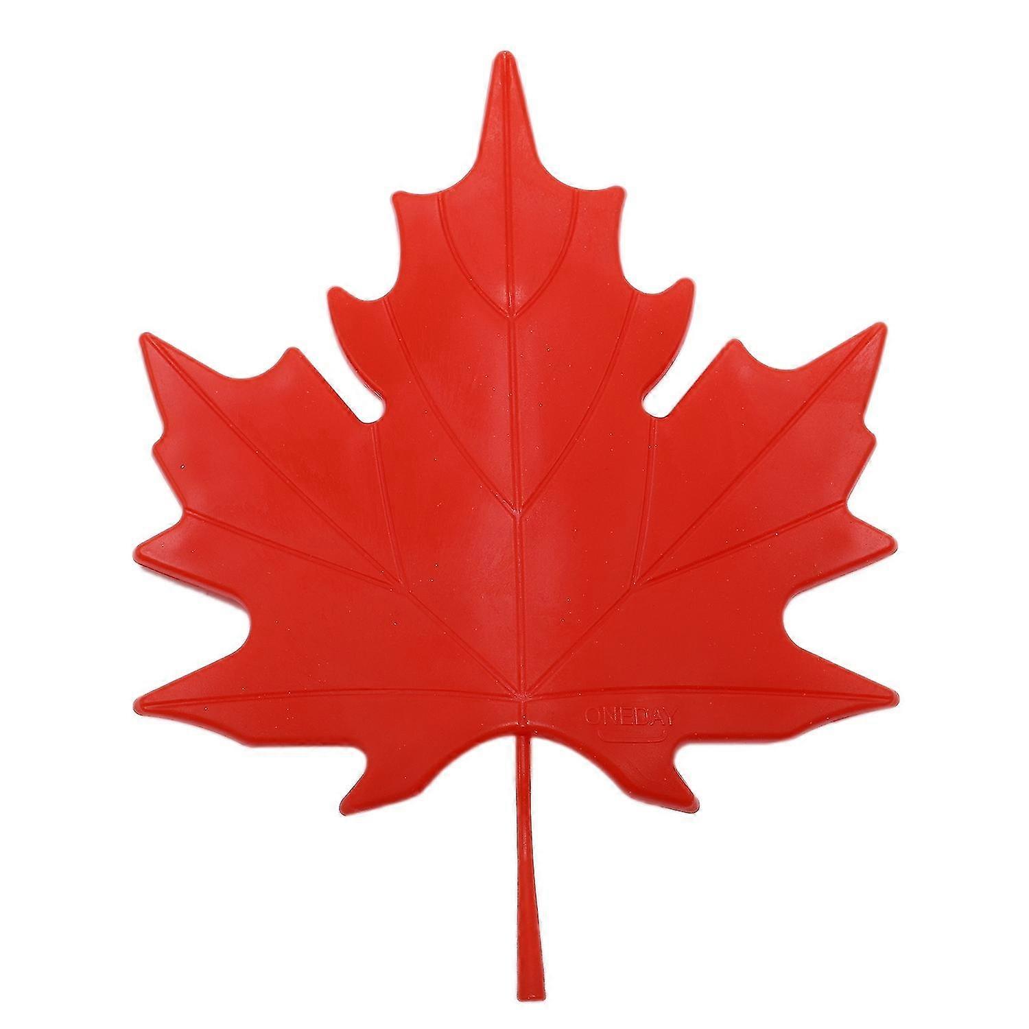 Roter Kunststoff Maple Leaf Dekorativer Türstopper Türstopper