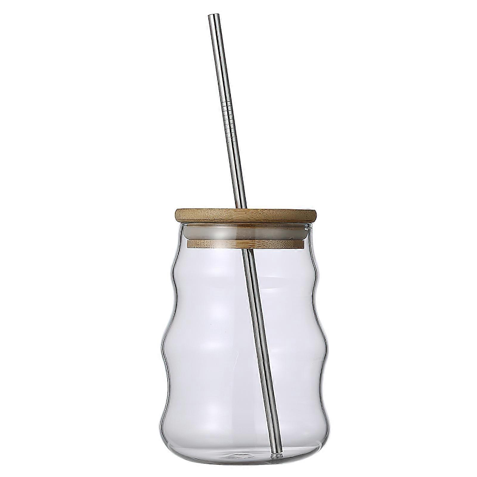 Fast Delivery Drinking Glasses with Glass Straw