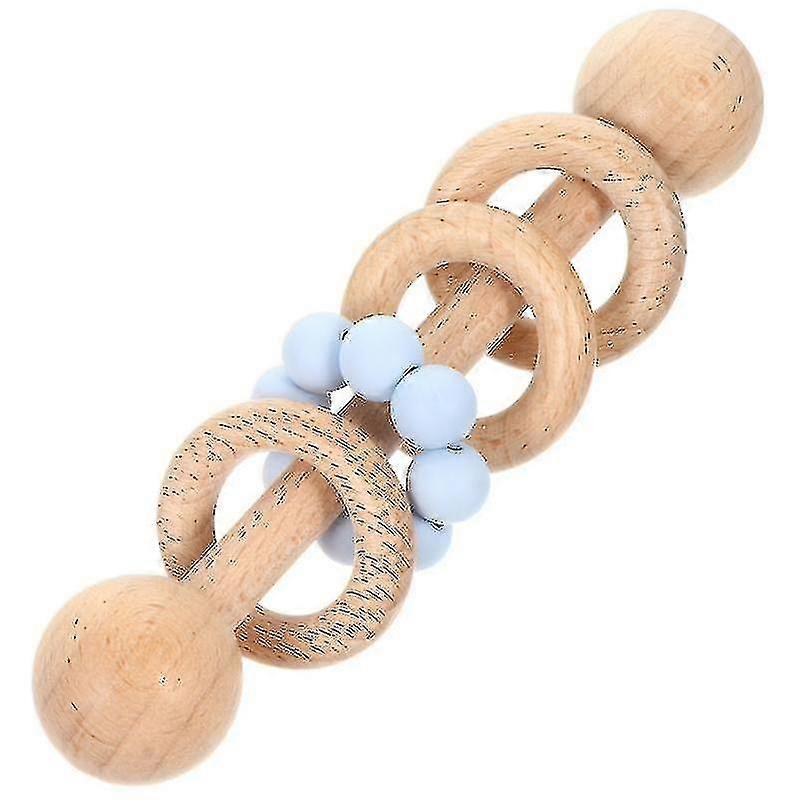 Wood Rattle Toy, 1pc