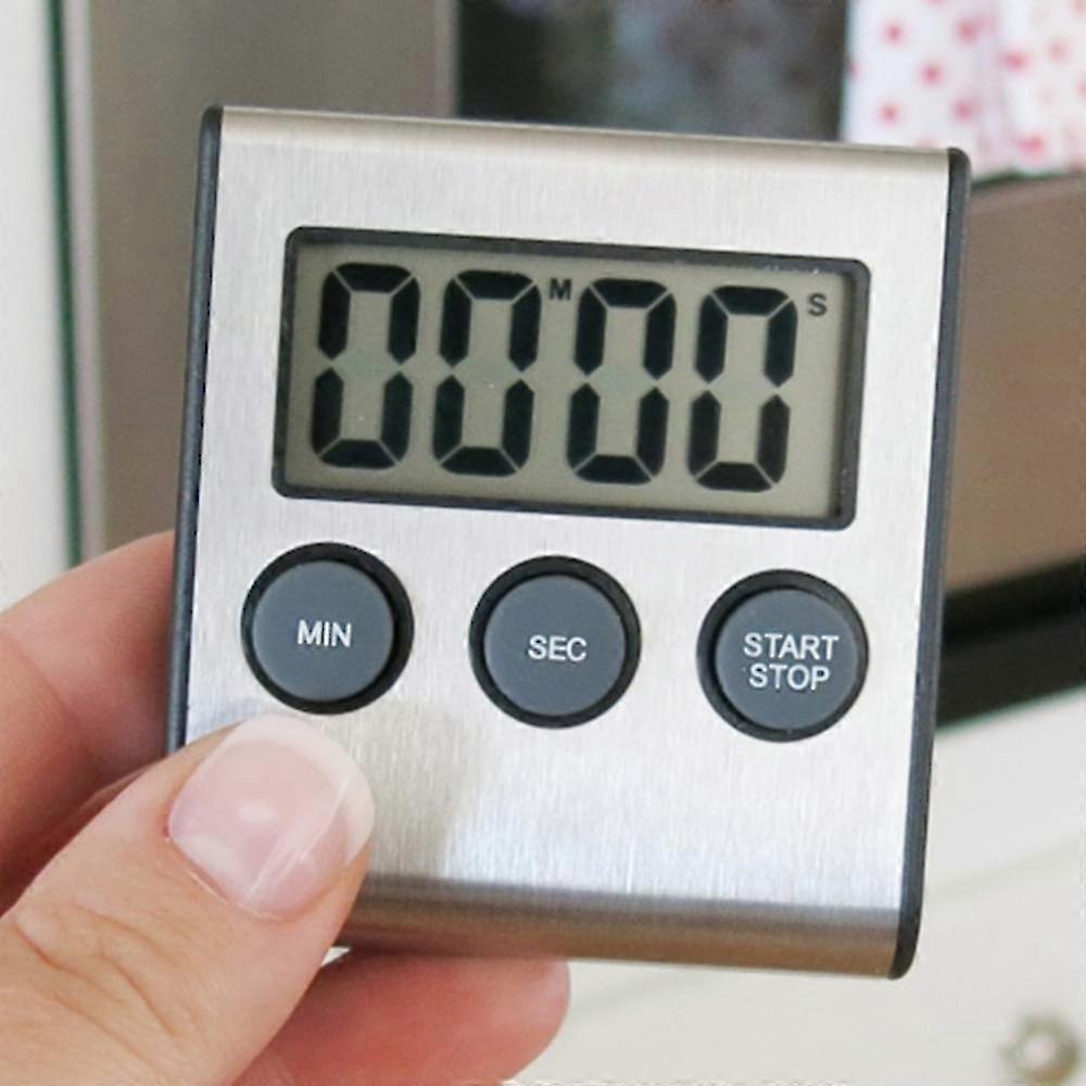 Bracket Magnet Metal Countdown Timer Iron Shell Timer Kitchen Refrigerator Sticker Time Reminder Timer