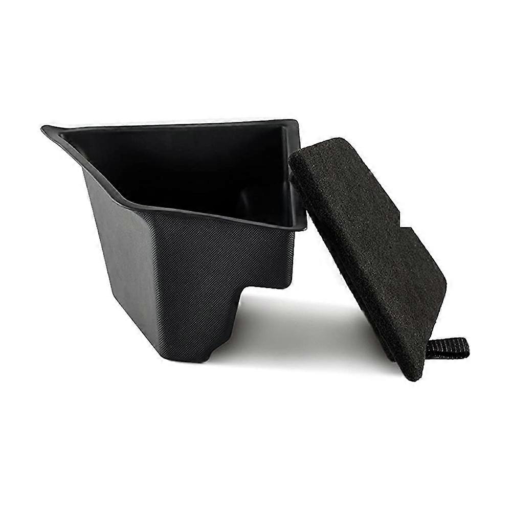 Rear Trunk Organizer Box with Lid, Side Protector Packets, Odorless Side Bins for 3