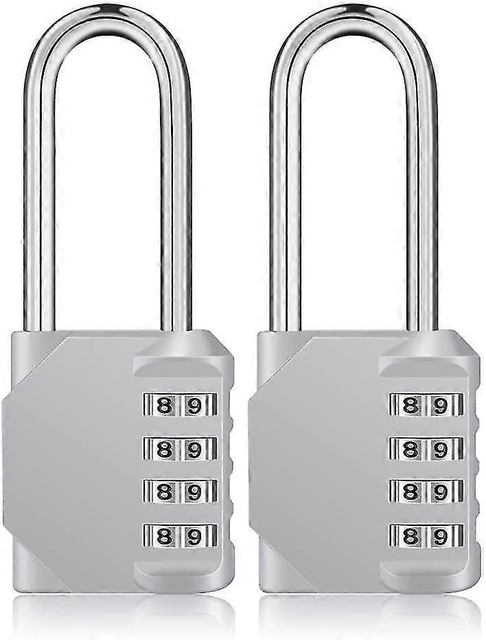Long Shackle Padlock With 4 Digit Combination