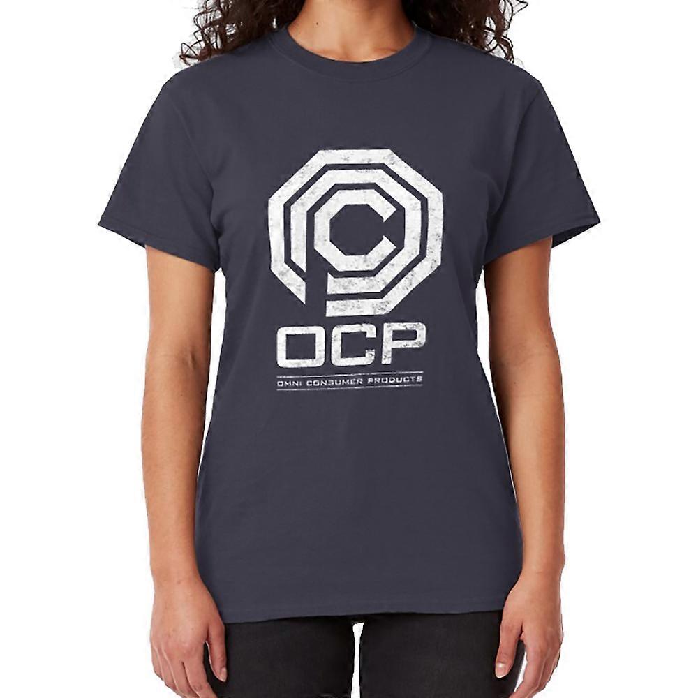 Robocop - OCP Omni Consumer Products White Distressed Variant T-shirt