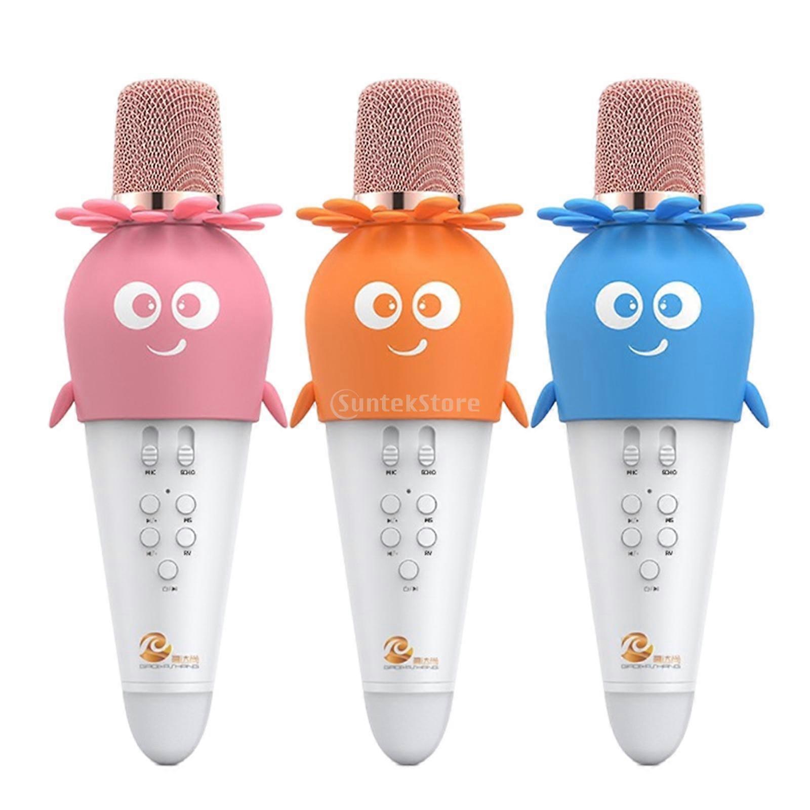 Set van 3 draagbare draagbare draadloze Bluetooth-microfoonluidspreker voor thuis Ktv