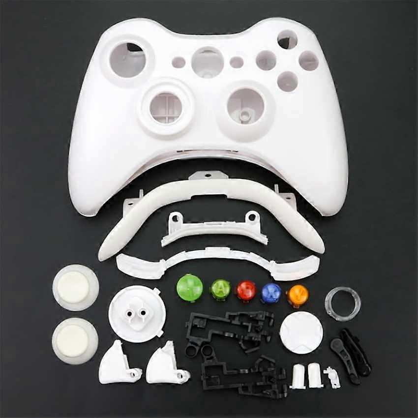 JCD For Xbox360 Wireless Game Controller Hard Case Gamepad Protective Shell Cover Full Set W/ Buttons Analog Stick For XBox 360