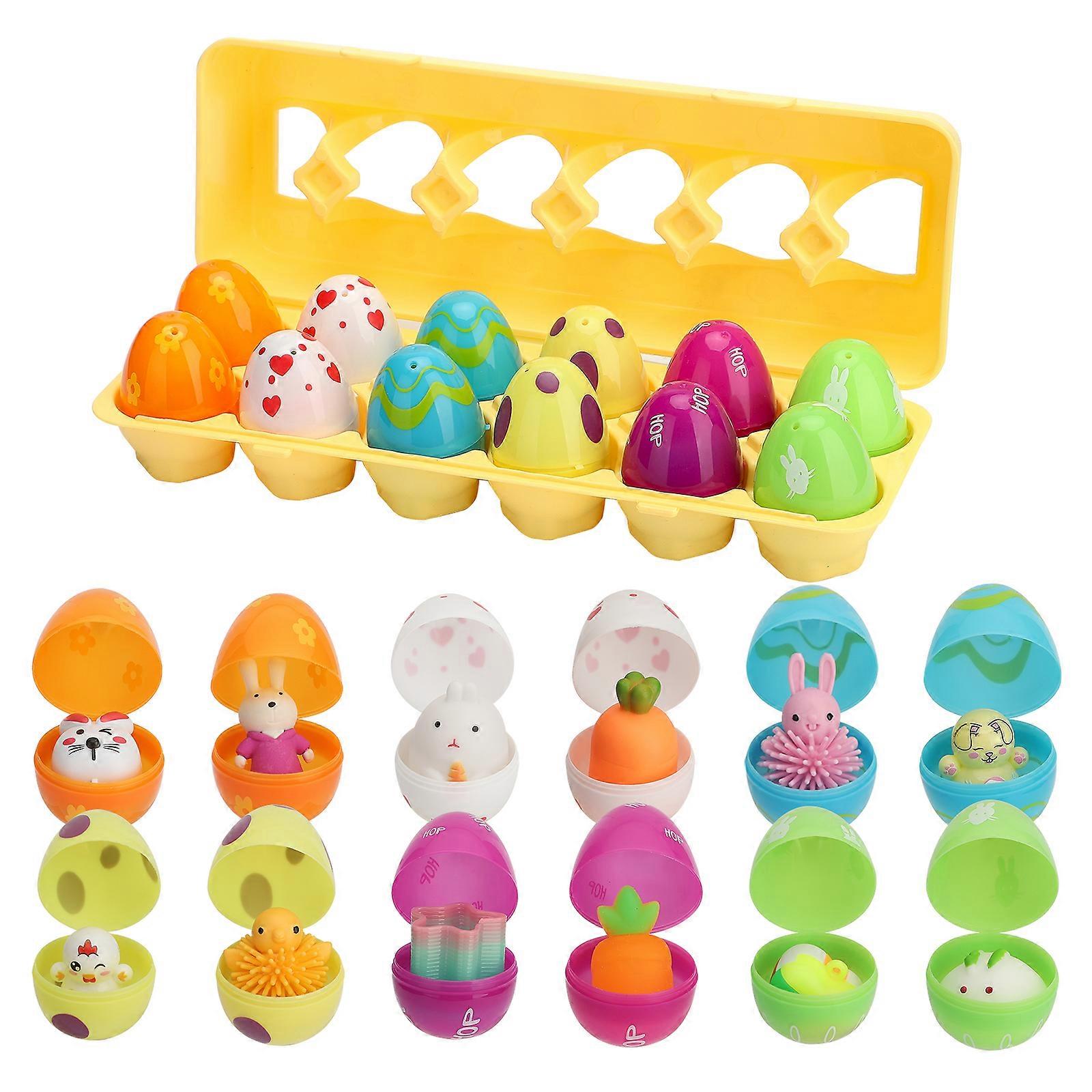 Diy Easter Egg Blind Box Toy With Open Egg Surprise Toys Set