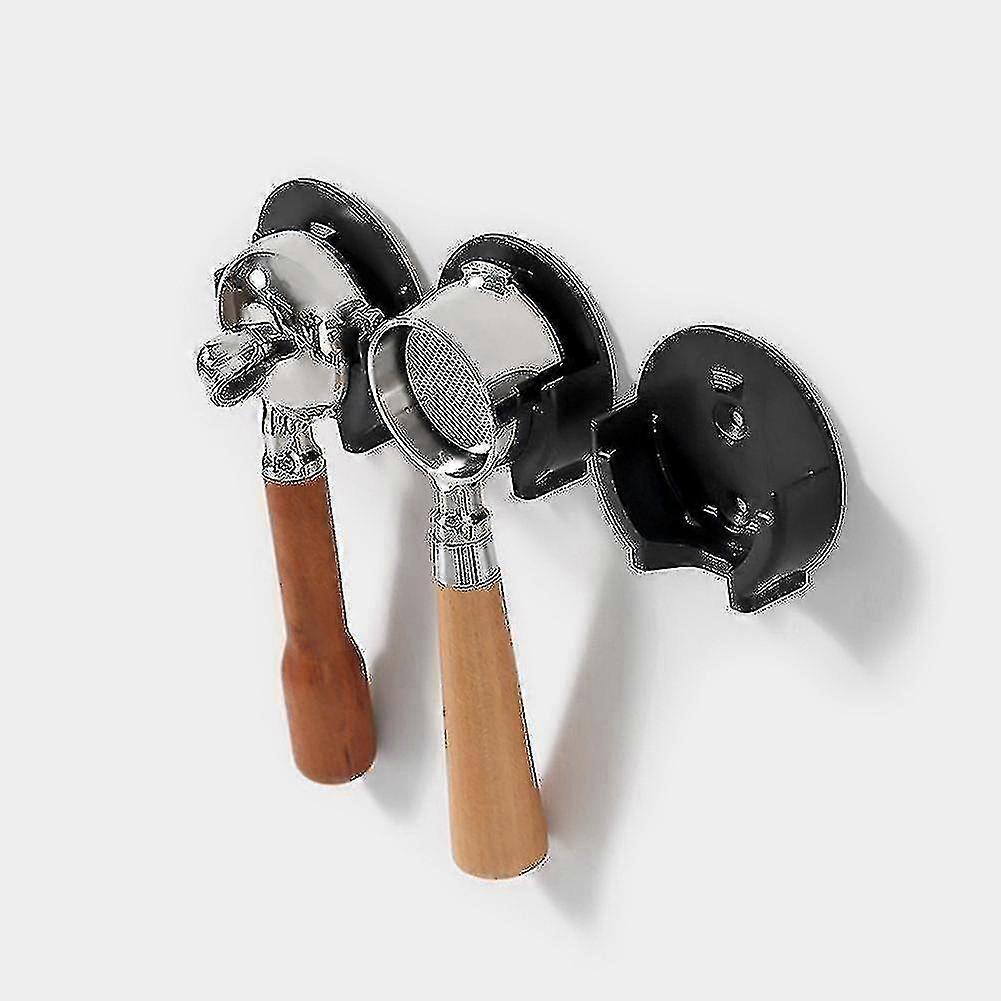 2パックABSコーヒーPortafilterウォールラックコーヒータンパーラック、51 / 54mm