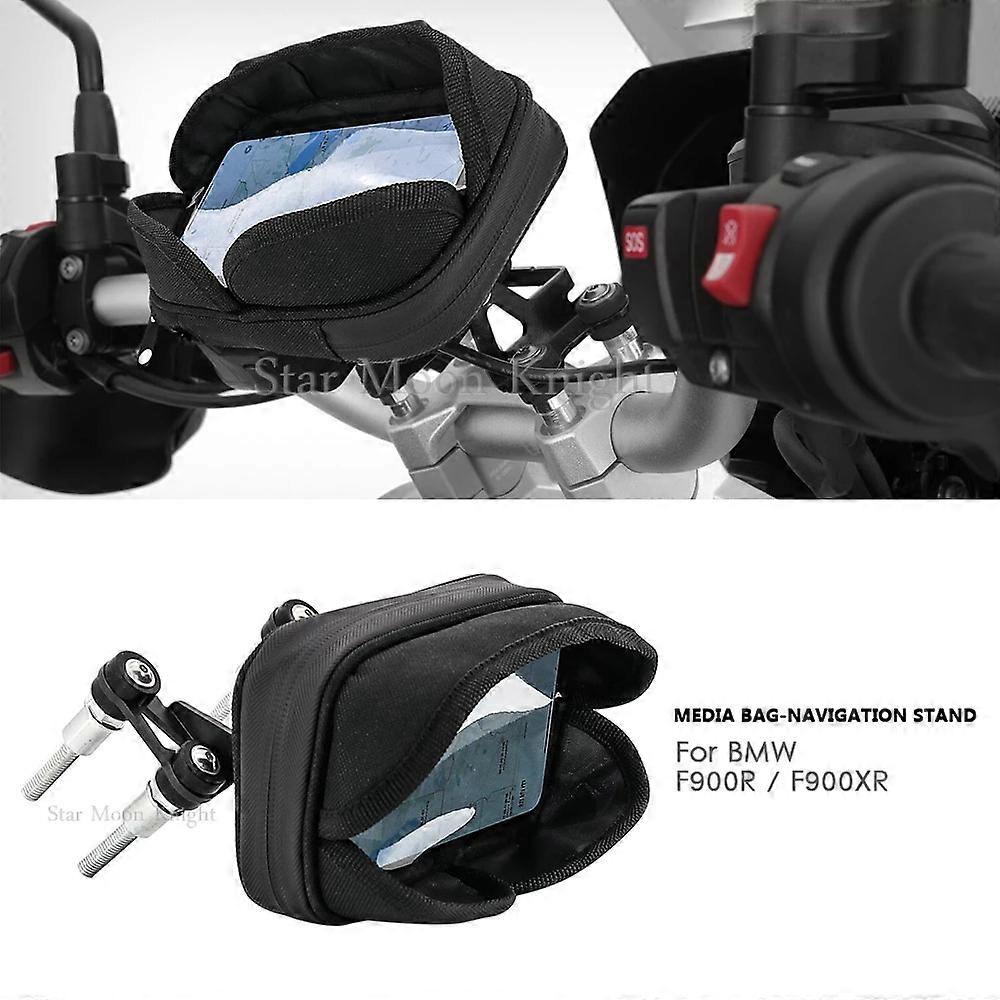 Motorcycle Phone Stand Holder Mobile GPS Plate Bracket Waterproof Media Bag Navigation Bracket FOR BMW F900R F900XR F 900 XR