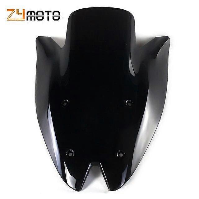 Back Protectors Windshield Windscreen Double Bubble Deflectors Black Clear color for Kawasaki Z1000 2010 2011 2012 2013 Z 1000