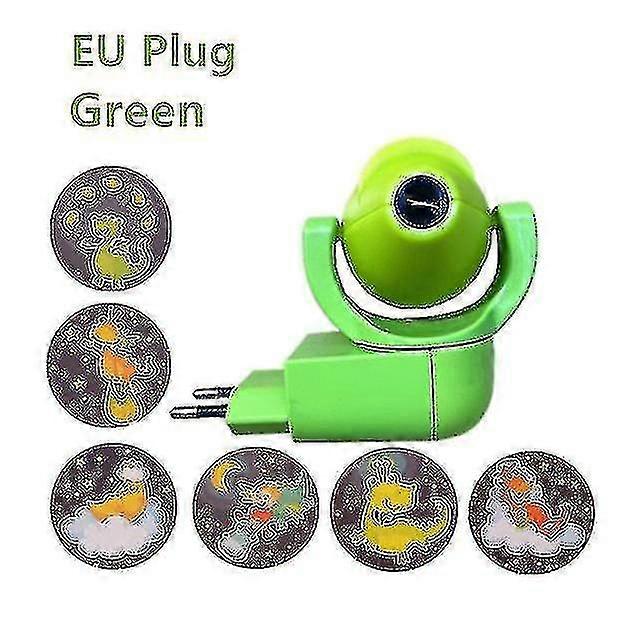 動物プロジェクターLEDプロジェクター6画像センサーEuプラグランプ子供用寝室の装飾