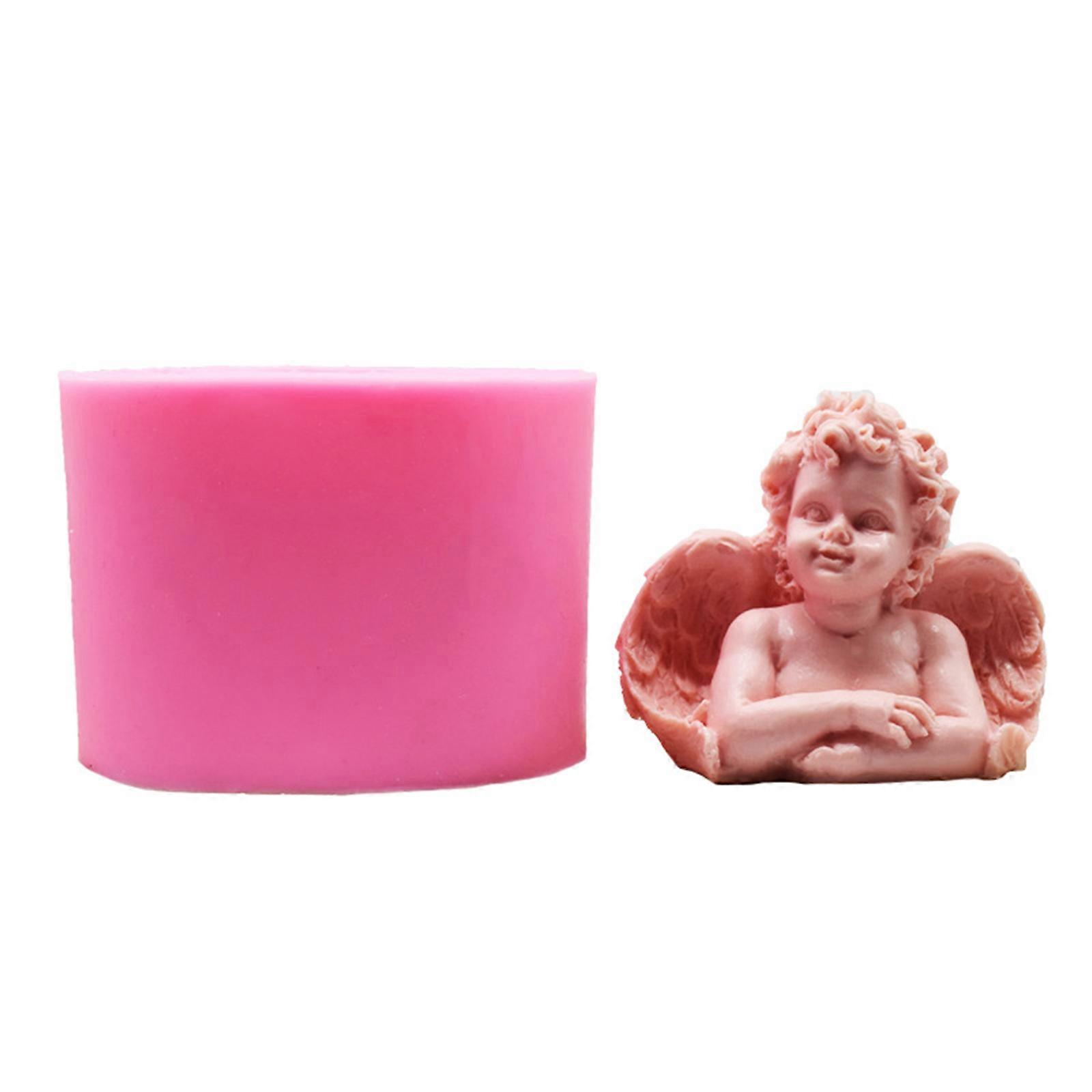 3D Feather Angel Silicone Candle Mold Mousse Cake Mold Cake Decorating Tools