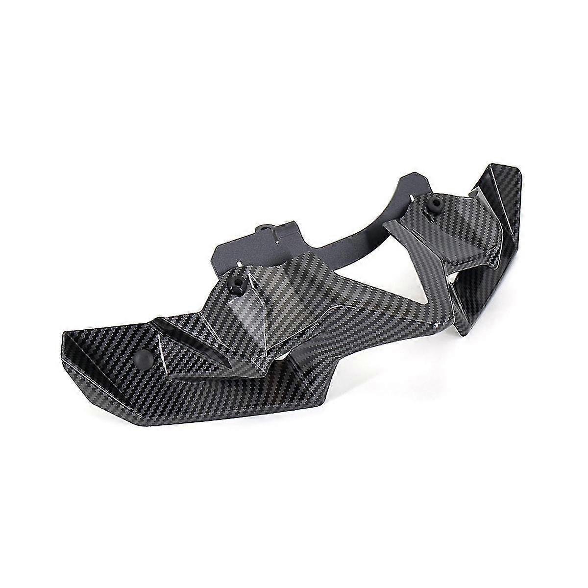 Motorcycle Front Spoiler Winglet Aerodynamic Wing Kit Spoiler For Z900 2020 2021 22(carbon Fiber Pa