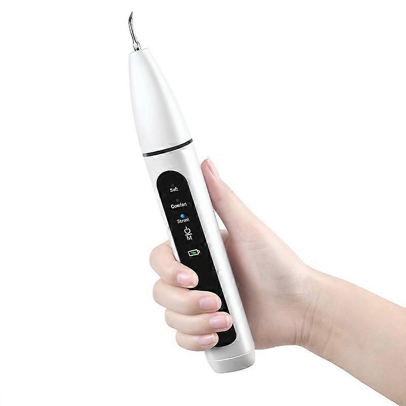 Dental Waterless Ultrasonic Brushing Scaler 3 Tips Ion Remove Calculus Tartar Tooth Stains Teeth Whitening Teeth Cleaning Tool