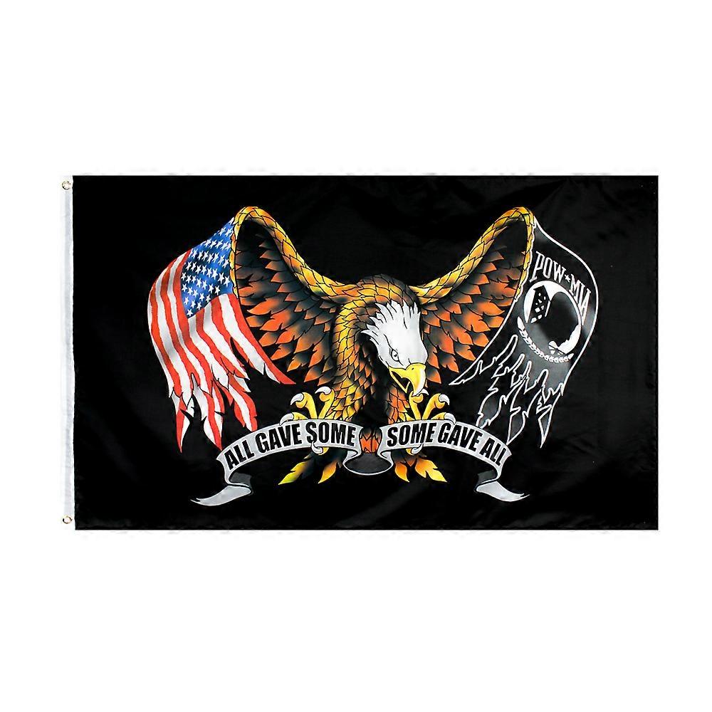 90X150Cm Us Pow Mia Eagle Flag For Decoration