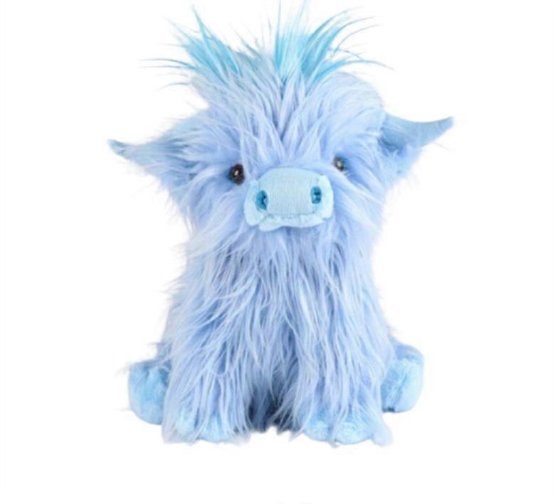 Cute Plateau Cow Plush Toy Realistic Fluffy