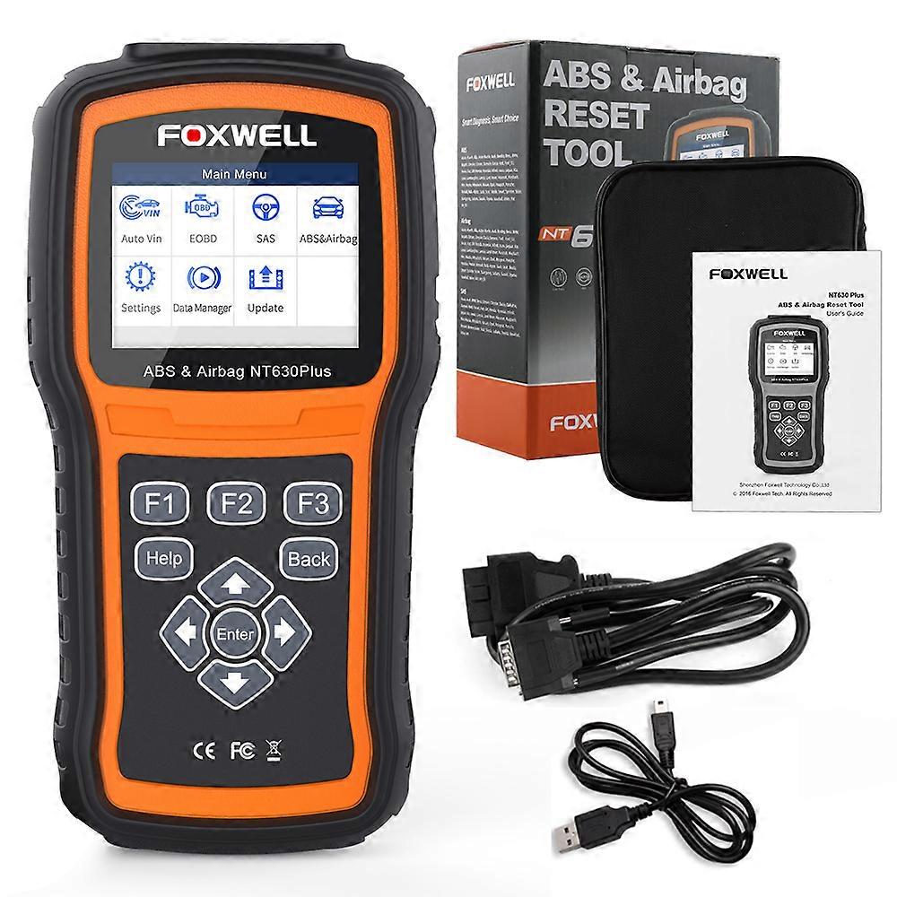 Foxwell NT630 Plus OBD2 Code ReaderABS Bleeding SRS Reset Active Test OBD Diagnosis Scanner Auto Tools