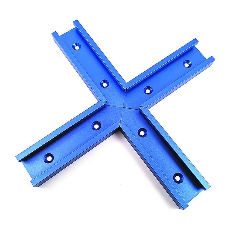 100% New Upgraded 30 Type Aluminum T-Track for Woodworking Jig with Dual Intersection Chute