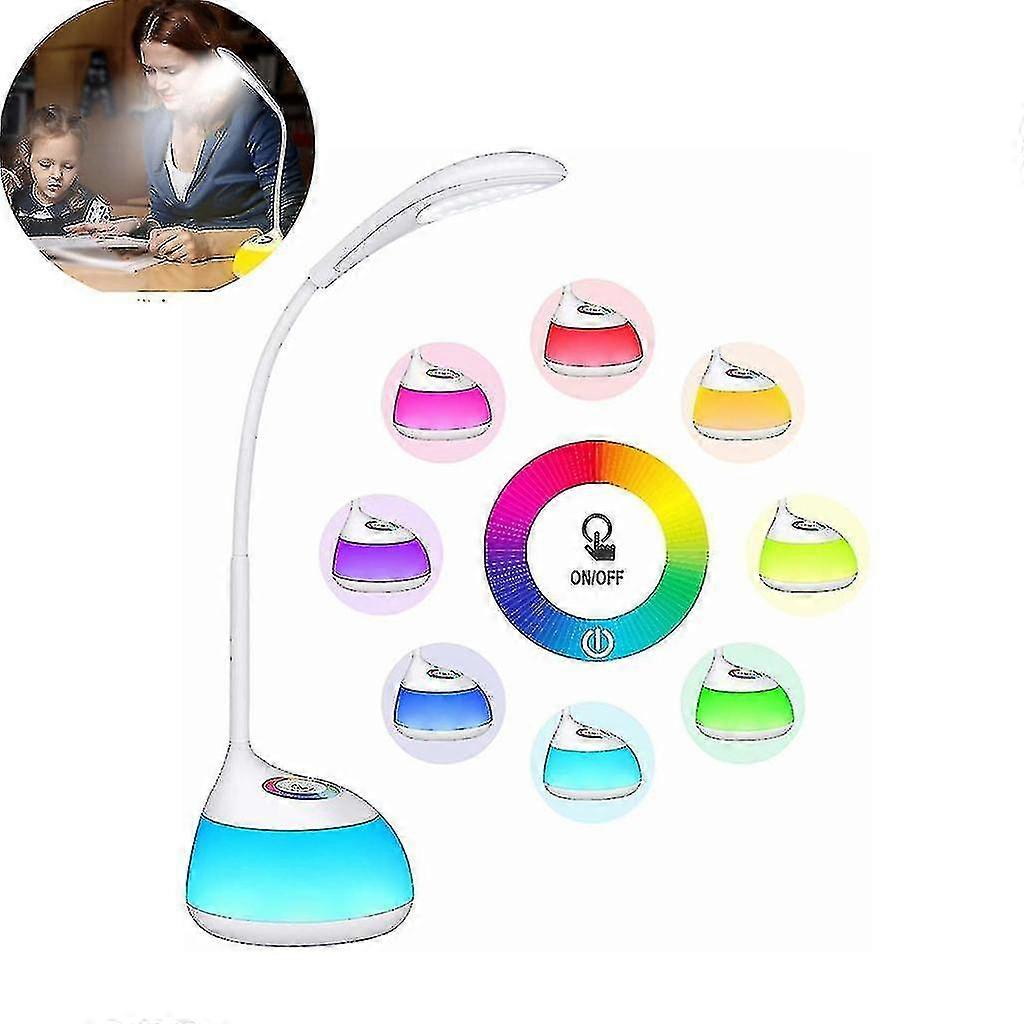 Children's Desk Lamp Dimmable Reading Lamp Usb Charging - Wtake