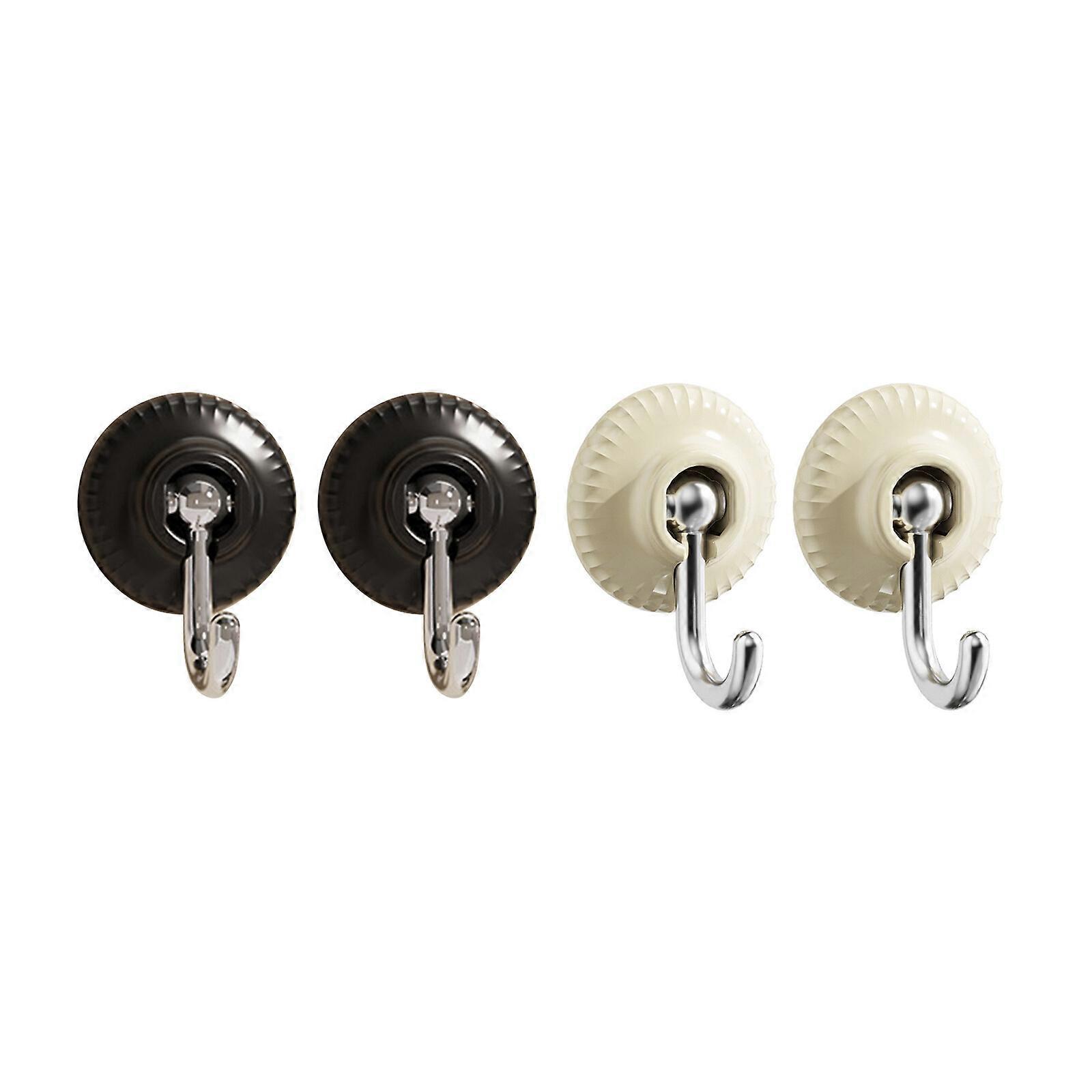 4pcs/Set Home Plastic Self Adhesive Sticky Stick Hooks Strong Small Round Hooker New