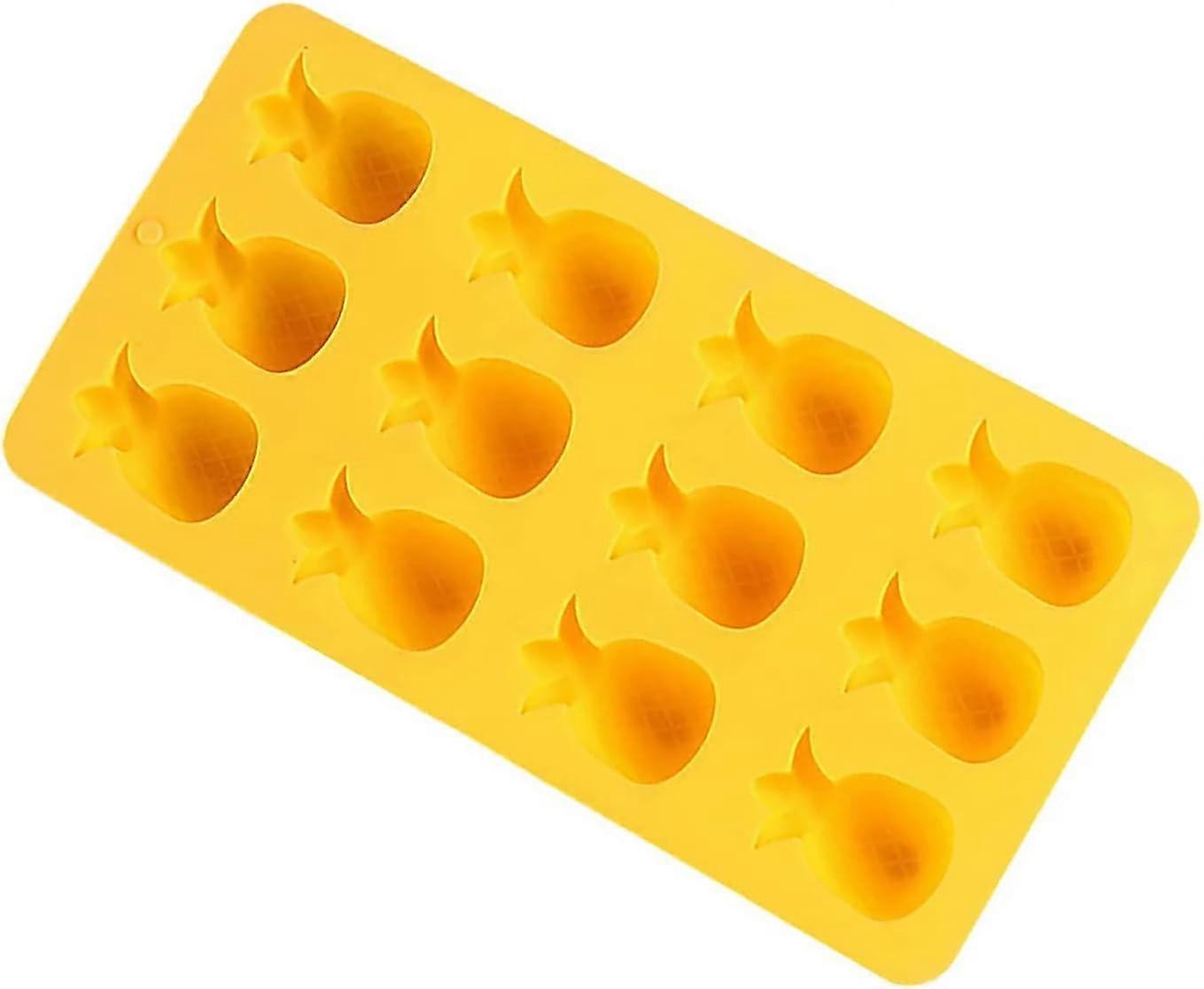 Ice Making Mould Pineapple Shape Kitchen Ice Mold Reusable Silicone Ice Box for Chocolate Candy Cookie Fondant Ice Cube Pudding