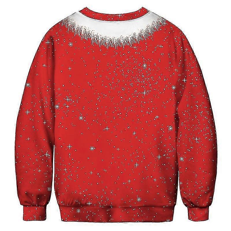 Maglione natalizio brutto Deadpool The Other Jolly Guy in a Red Suit Felpa unisex - Italia