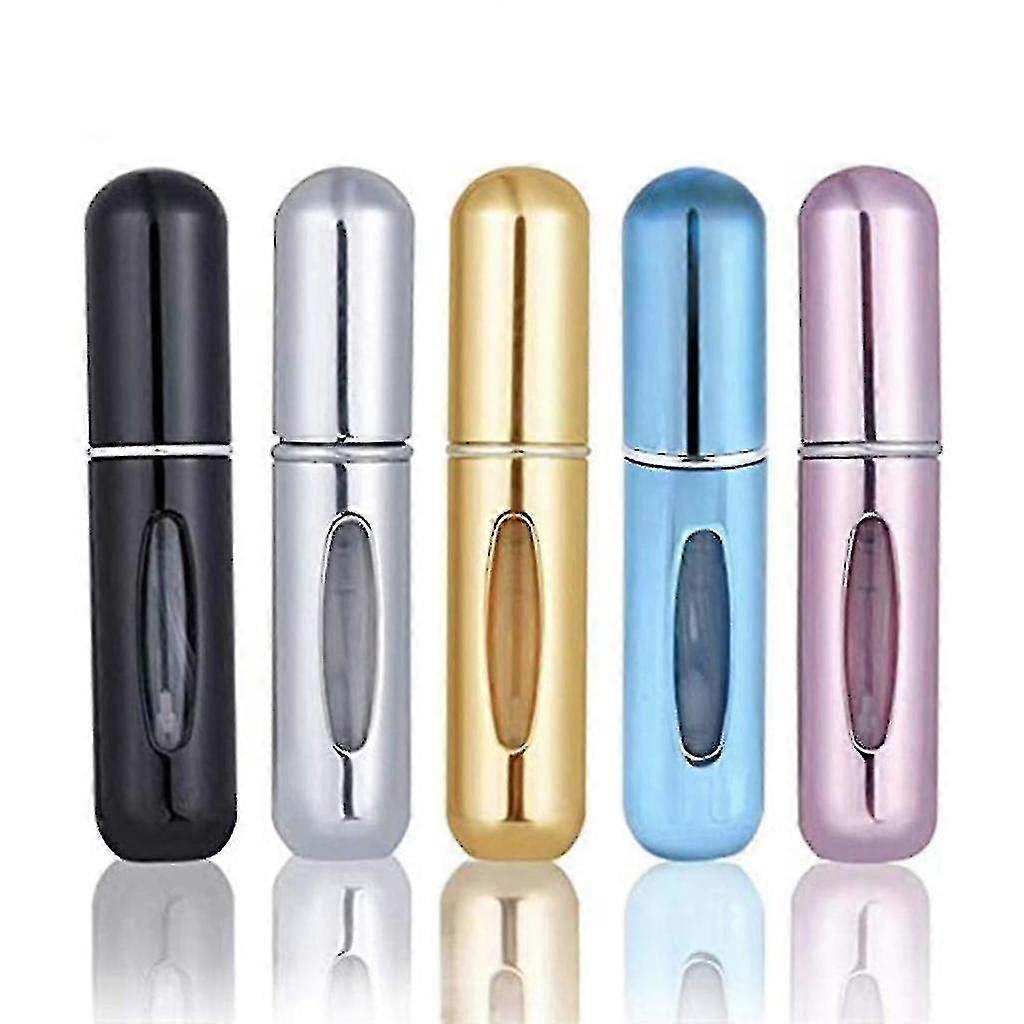 5 Pcs 5ml Perfume Atomizer, Portable Refillable Perfume Bottles Xinda