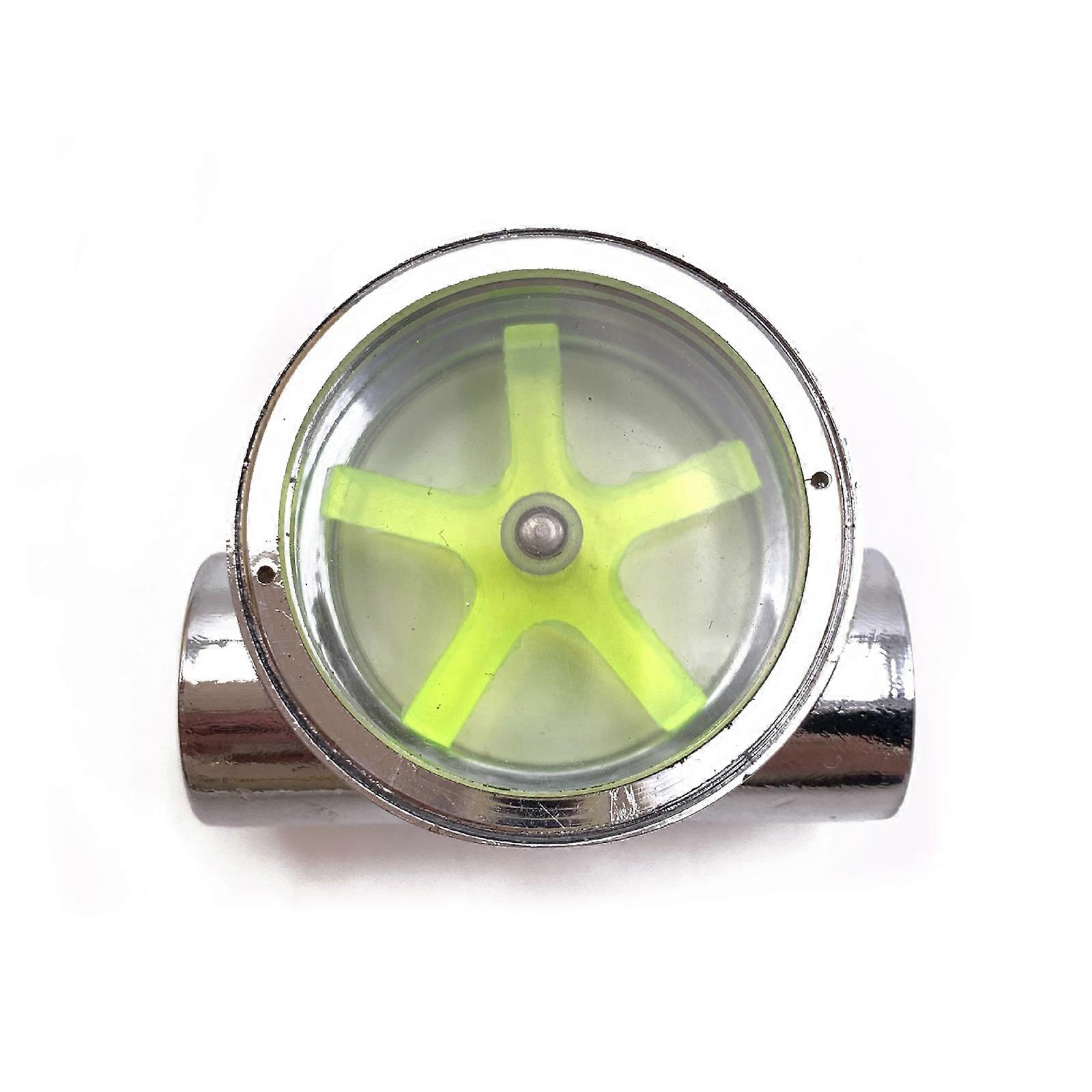 Flow Meter Indicator G1/4" Thread Acrylic & Metal Flowmeter Indicator for Water