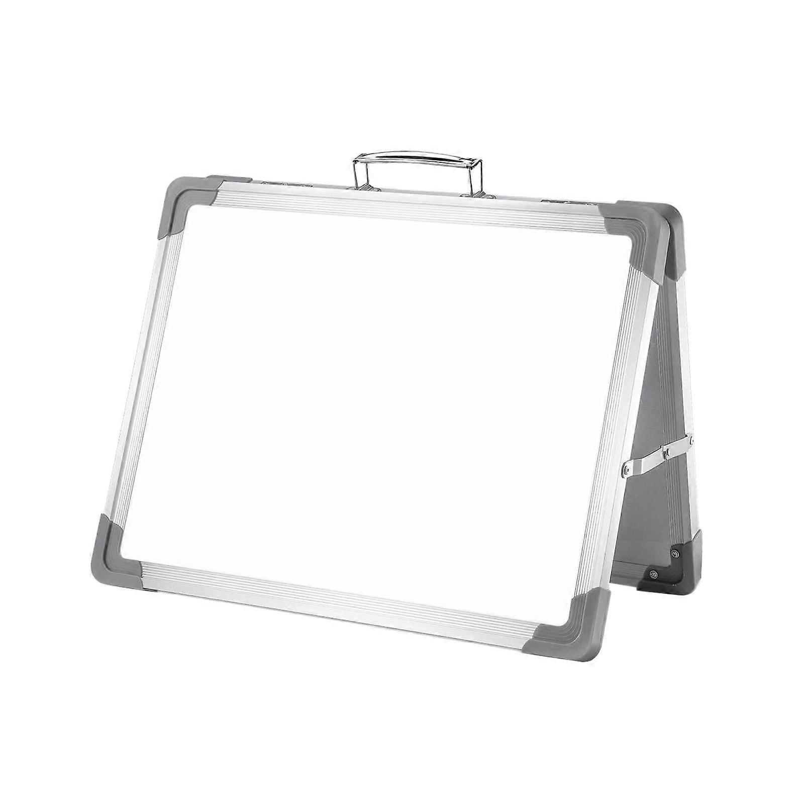 Desktop Whiteboard Foldable Easy to Clean Whiteboard for Home Office Drawing