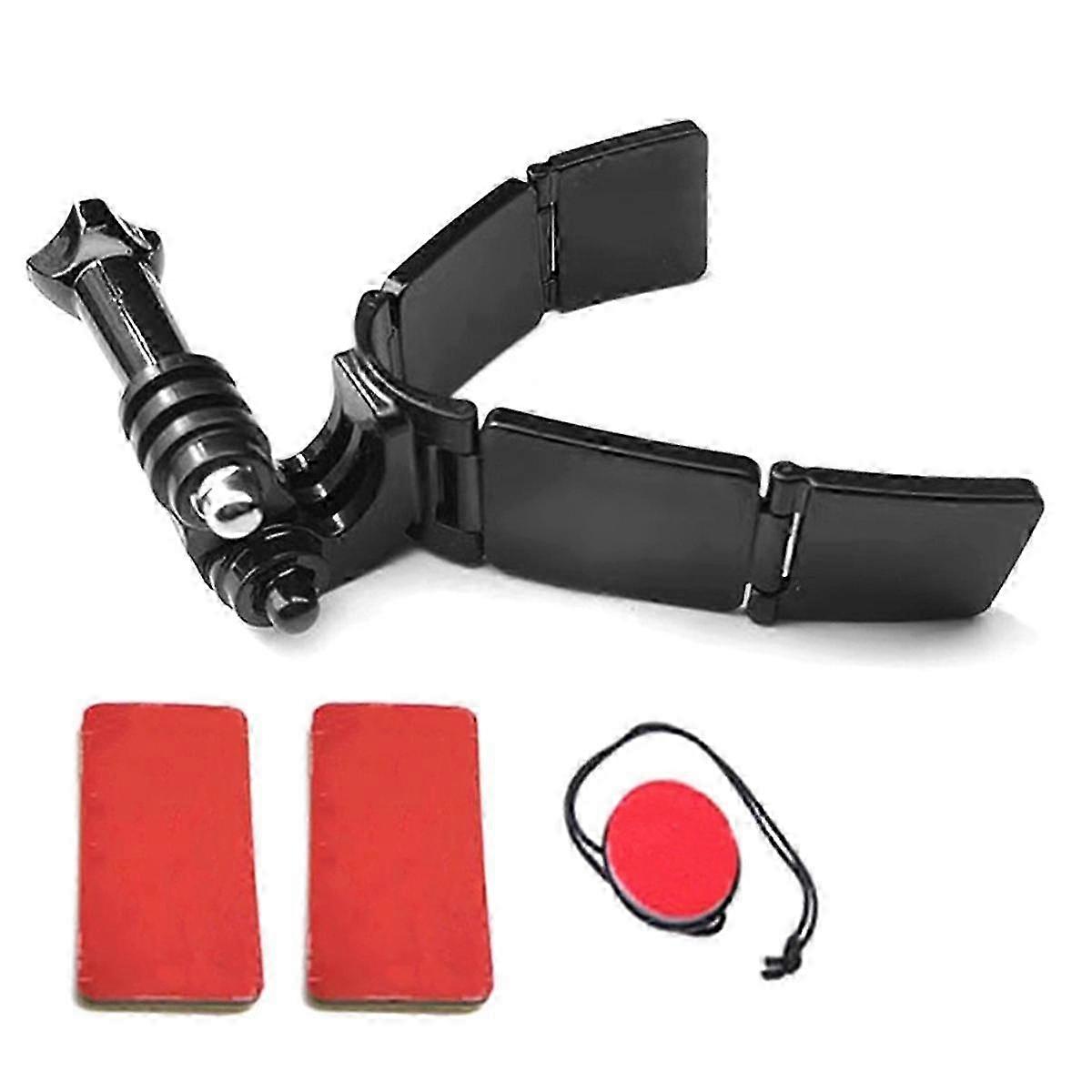 Full Face Helmet Chin Mount Holder for Hero 11 10 9 8 7 Camera Strap Flodable Front Chin Mount Accessory