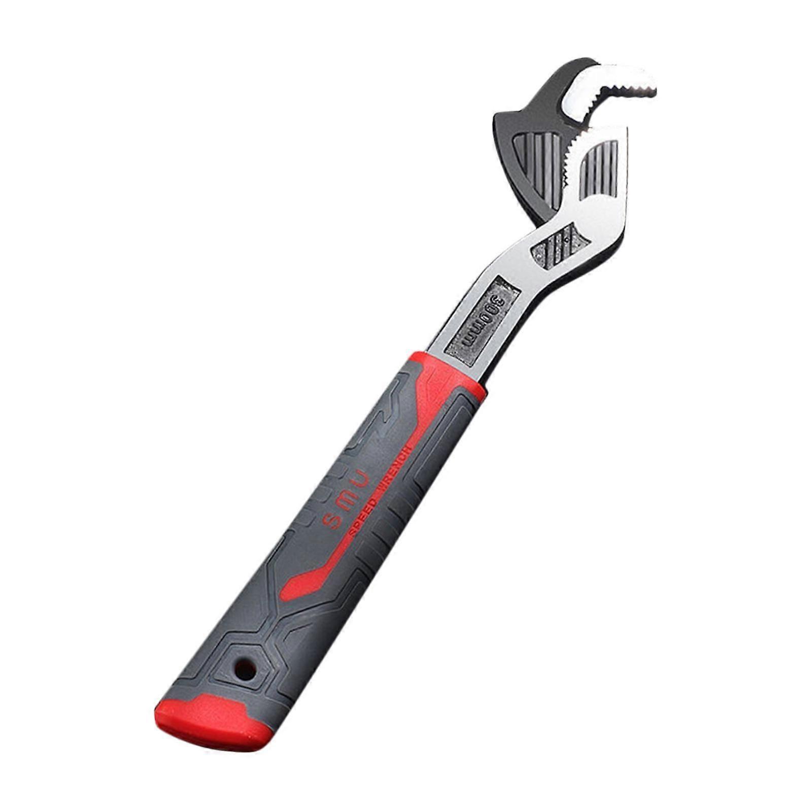 Self Locking Wrench Power Grip Pipe Wrench Alloy Steel Self Adjusting Wrench 12inch