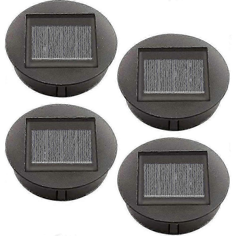 4 件更换带 LED 灯泡的太阳能灯,更换太阳能顶灯,用于户外空中花园灯笼的 LED 太阳能电池板灯笼罩