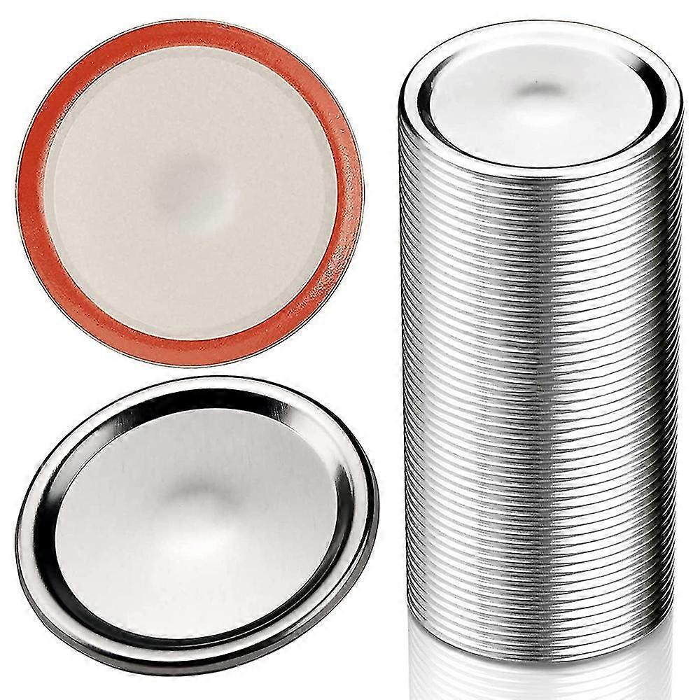 Mouth Canning Lids For Mason Jars Split-type Jar Lids Leak Proof And Secure Canning Caps With Silic