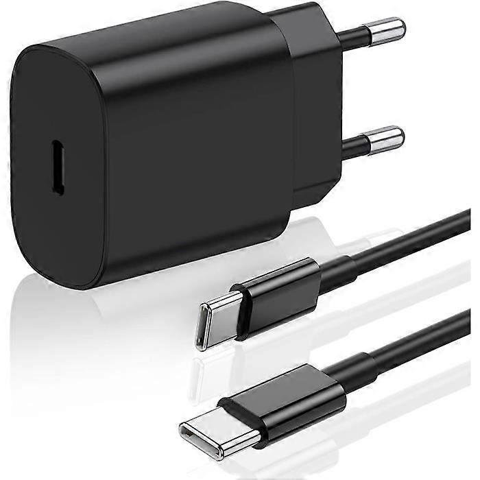 USB C Charger - TRAHOO - 25W - Fast Charge PD 3.0 - 2M Cable - Compatible with Galaxy S22
