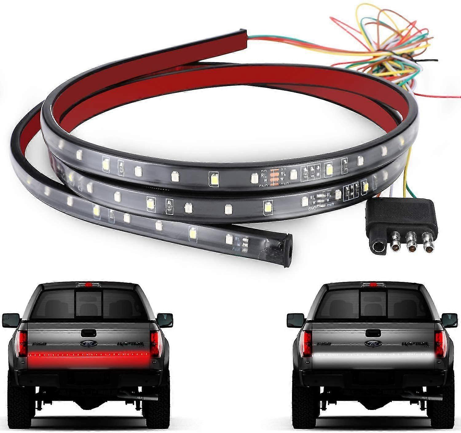 Tailgate Light Bar- 60inch Triple Led Tailgate Strip Light Running Light,9041