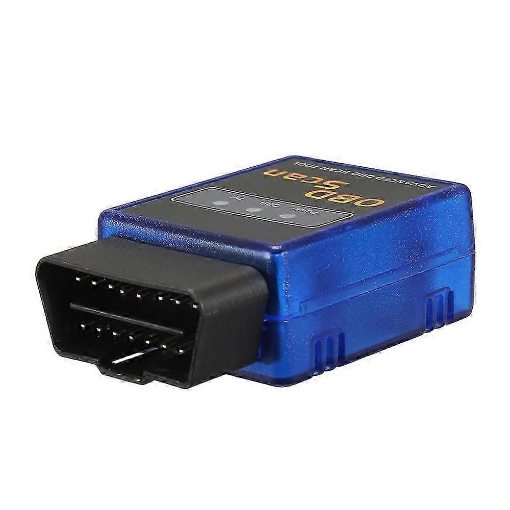 Blue OBD OBD Scanner Tool Detector with BT Connection for IOS Android Windows Service