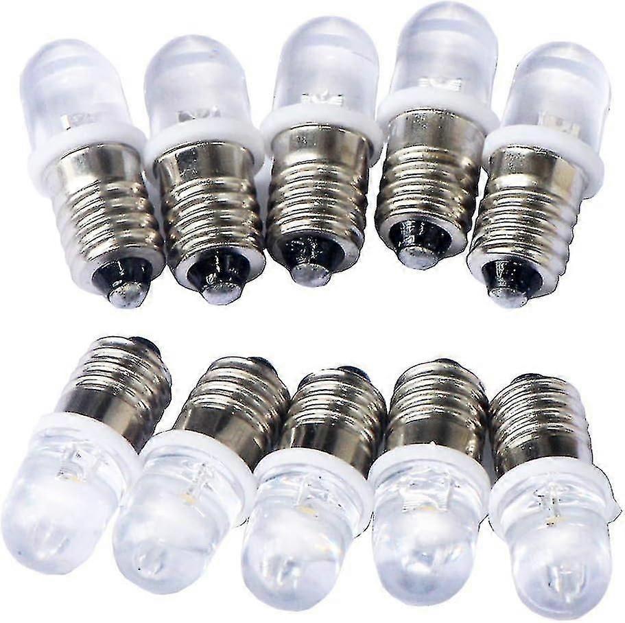 10pcs E10 12v Spot Led Bulb Lamps Warm White