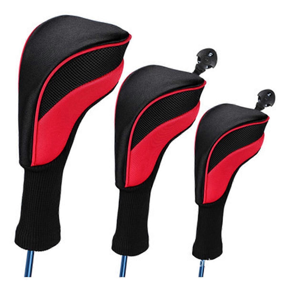 3-Pack Capas de Taco de Golfe para Madeiras de Fairway e Híbridos