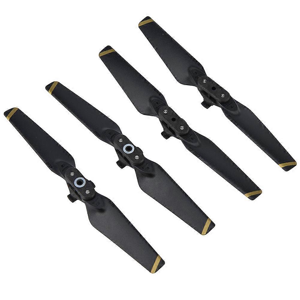 4730F Quick-Release Foldable Propellers Blades CW CCW For DJI SPARK Drone (2Pairs Gold Stripe)