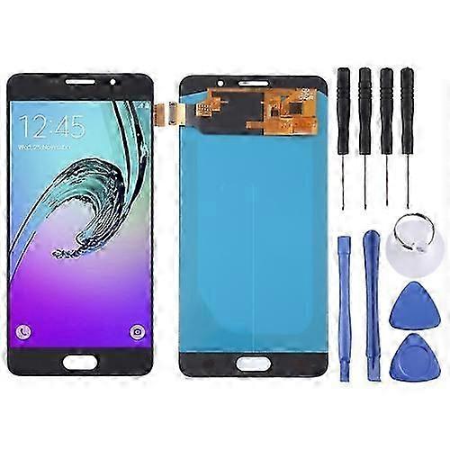 Substituição de tela de exibição e montagem completa do digitalizador (material OLED) para Galaxy A7 (2016), A710F, A710F/DS, A710FD, A710M, A710M/DS, A710Y/DS, A710