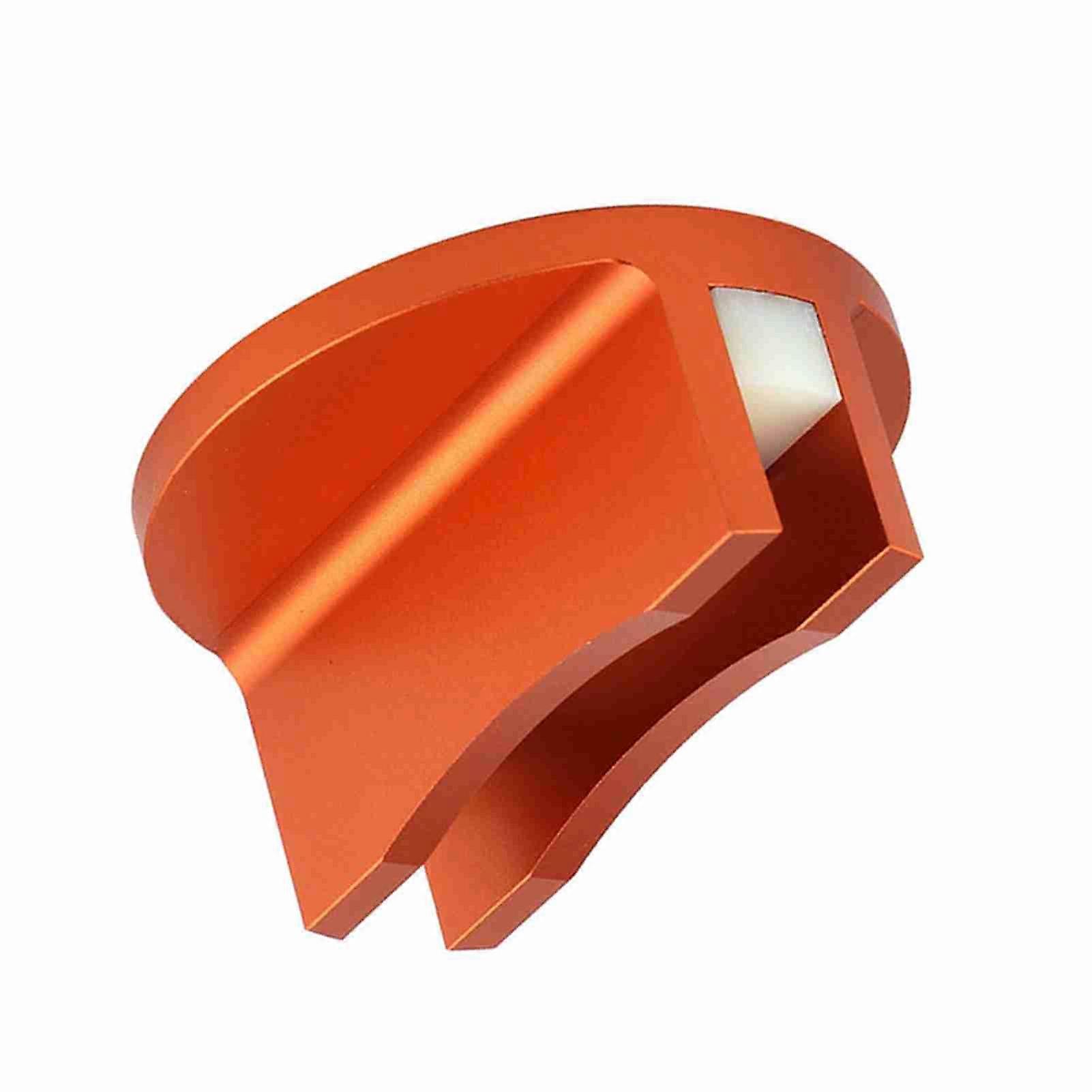 Aluminum Grooved Magnetic Jack Pad Jacking Rail Adapter (Orange)