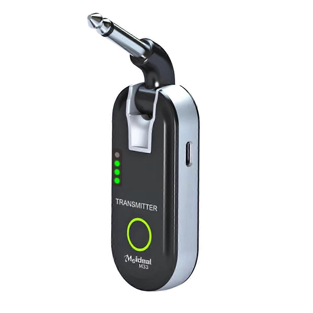 NEW M33 2.4GHZ Wireless Guitar System Rechargeable Audio Transmitter Receiver 50M Transmission Life