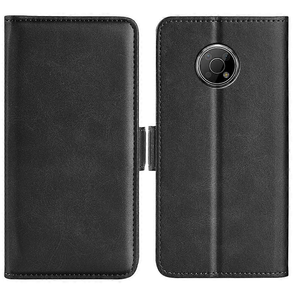 For Nokia G300 Dual-side Magnetic Buckle Leather Phone Case