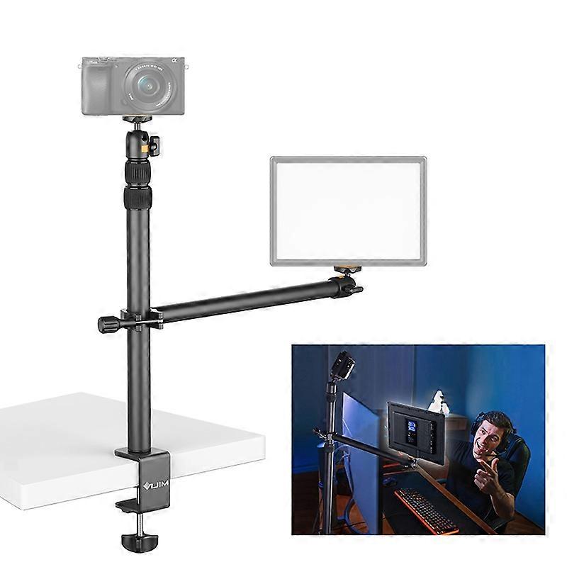 Vijim LS02 Live Desktop Extension Arm Light Stand For Ring Light DSLR Camera