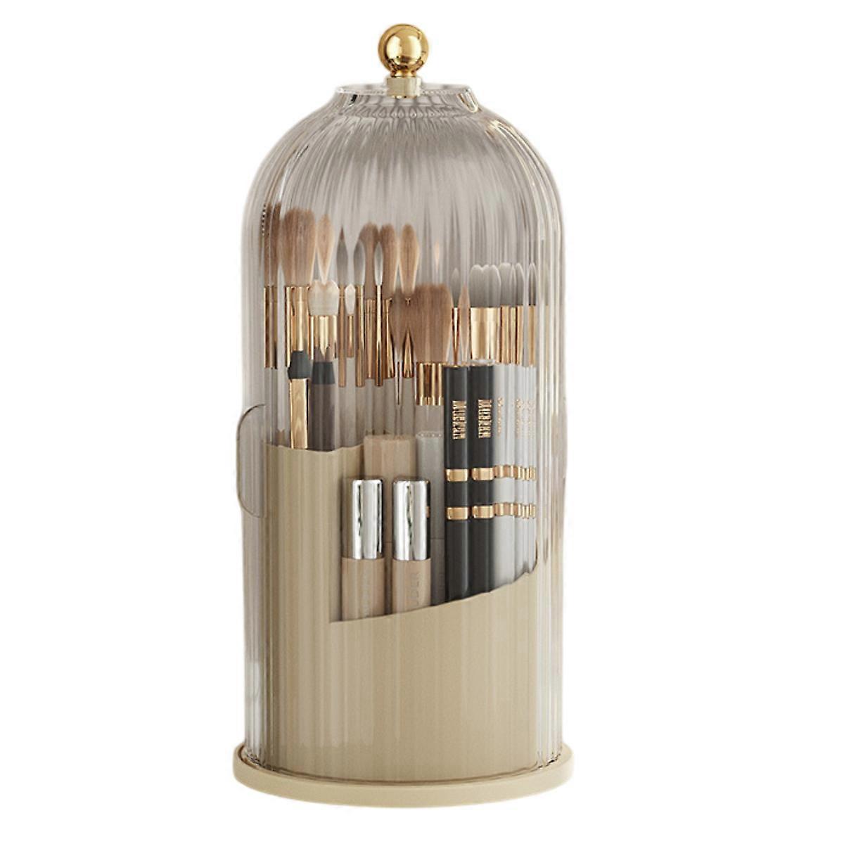 Zahnbürstenhalter, Schiebeabdeckung, drehbare Schlitze