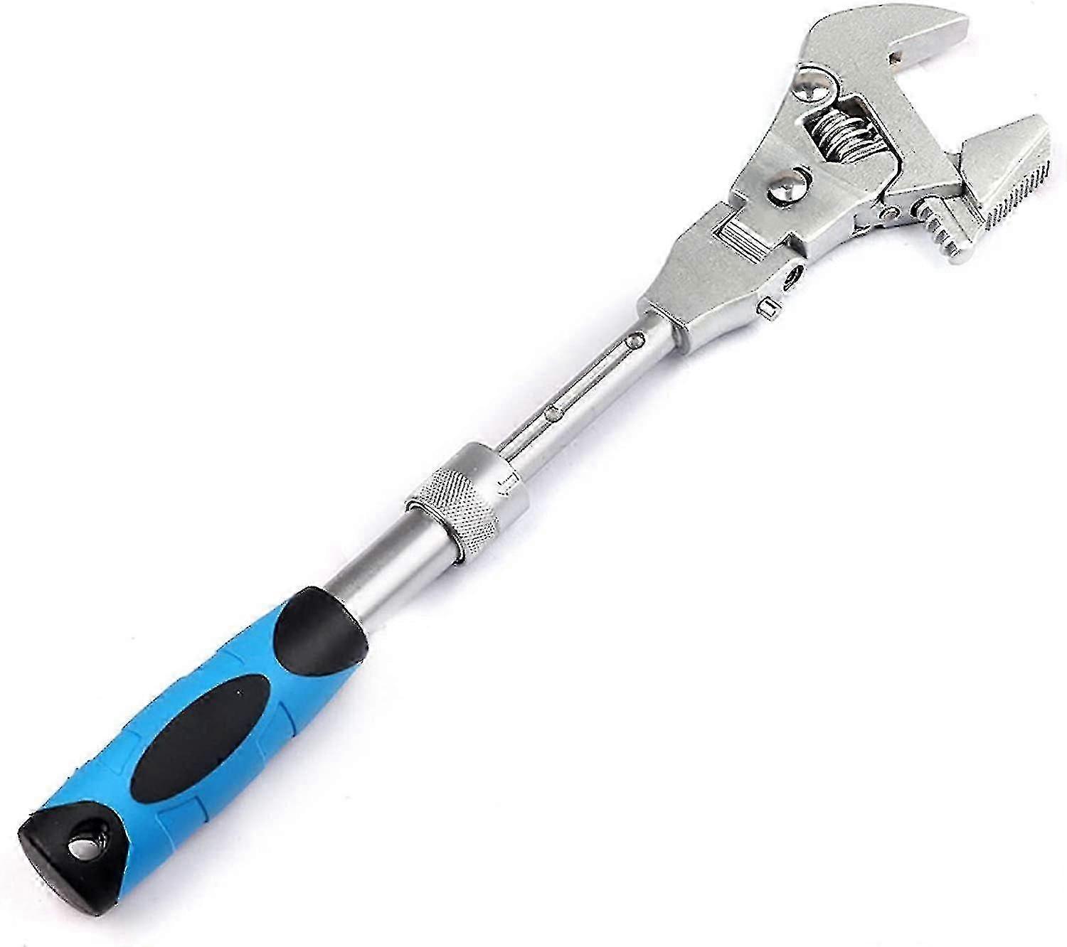 Adjustable Wrench, Flex Ratcheting Wrench With 180 Degree Rotating Head Folding Shaking Head Ratchet Fast Machine Repairing Bathroom Air Conditioner 5