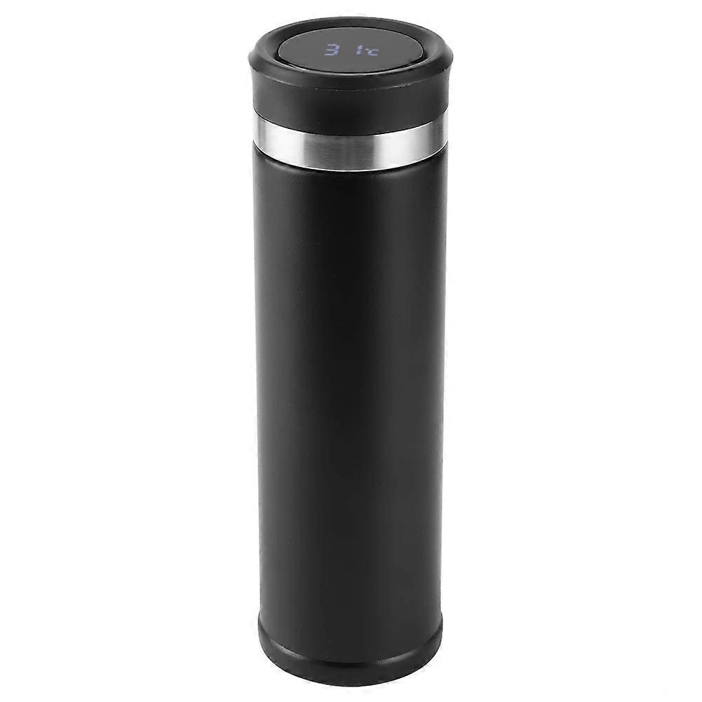 Intelligent Temperature‑Sensitive Vacuum Cup Mirror Smart Touch‑Screen Insulation Cup 480ml