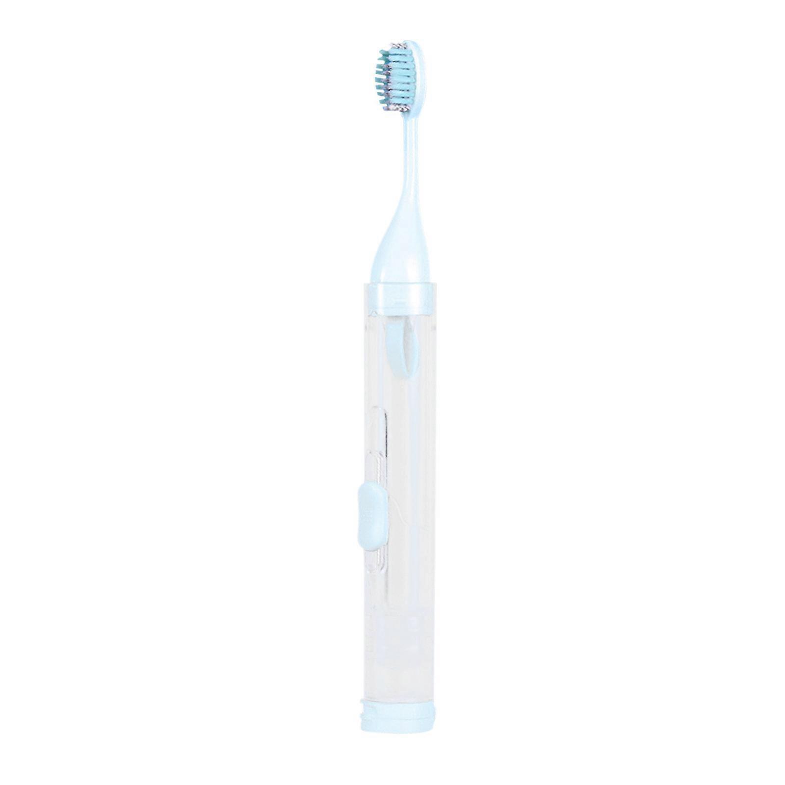 Portable Toothbrushes Travel Toothbrush Kit Folding Travel Size Toothbrush Builtin Travel Toothpaste Case PU5874